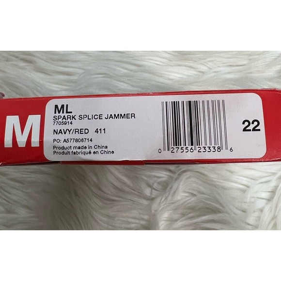 Speedo Mens Spark Splice Jammer Swim 7705914 Navy Red NIB Size M 22 - Picture 3 of 5